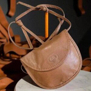 Vintage Mundi Nappa Leather Pouch/Waist Bag 1980